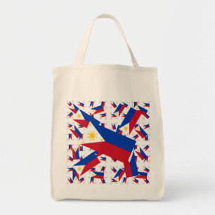 Bolso De Tela Bandera filipina en múltiples capas coloridas