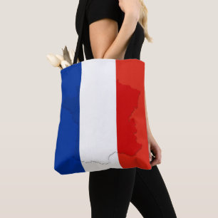 Bolso De Tela Bandera francesa