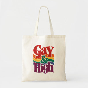 Bolso De Tela Bandera Gay y Alta Orgullo LGBTQ Retro