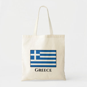 Bolso De Tela Bandera griega