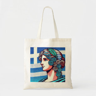 Bolso De Tela Bandera griega
