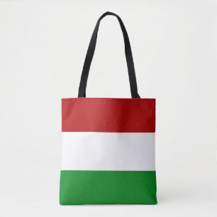 Bolso De Tela Bandera húngara verde roja