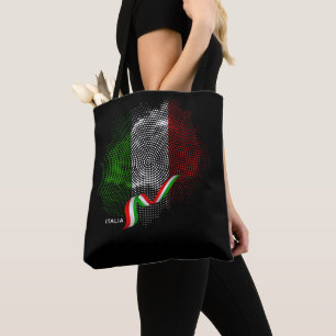 Bolso De Tela bandera italiana