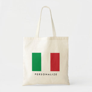 Bolso De Tela Bandera italiana del lienzo personalizado de Itali