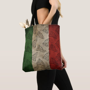 Bolso De Tela Bandera italiana / Tote de pizza