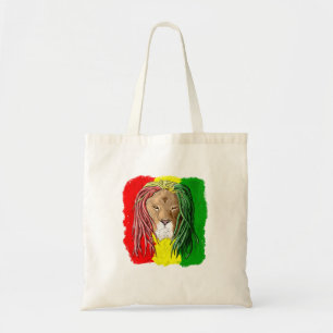 Bolso De Tela Bandera jamaicana del reggae del león de Rasta