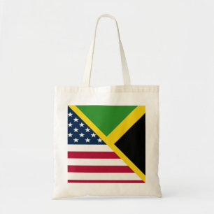 Bolso De Tela Bandera jamaiquina estadounidense Jamaica Estado