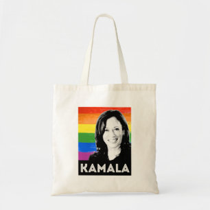 Bolso De Tela Bandera LGBT - KAMALA HARRIS 2020