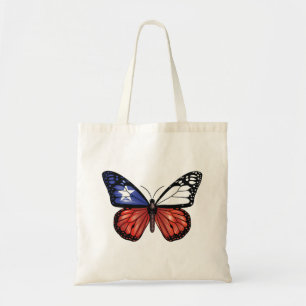Bolso De Tela Bandera monárquica de la mariposa de Chile