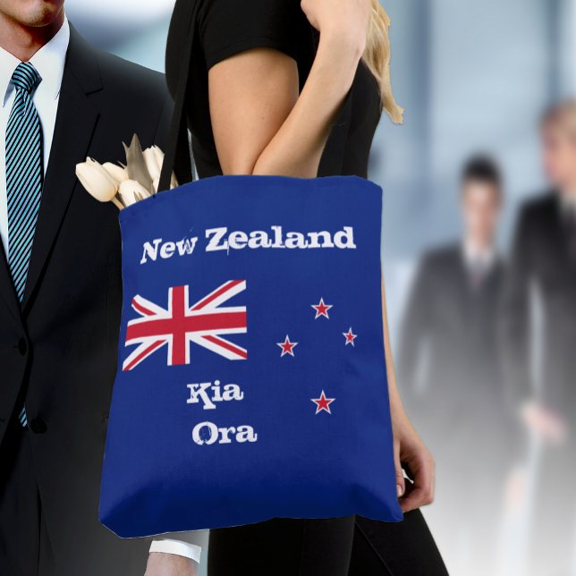 Bolso De Tela Bandera neozelandesa y moda Kia Ora / Nueva Zeland (Subido por el creador)