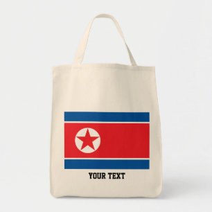 Bolso De Tela Bandera norcoreana