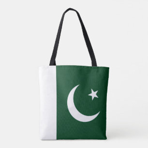 Bolso De Tela Bandera pakistaní, Bandera de Pakistán