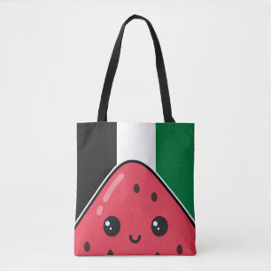 Bolso De Tela Bandera palestina linda con Palestina sin sandía