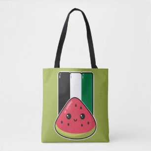 Bolso De Tela Bandera palestina linda con Palestina sin sandía