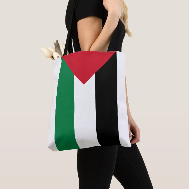 Bolso De Tela Bandera palestina Tote Bag (Detalle)