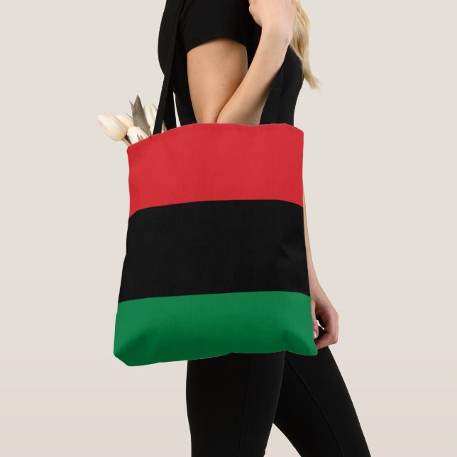 Bolso De Tela Bandera Panafricana de la UNIA (Detalle)