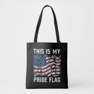 Bolso De Tela Bandera Patriota Americana Esta Es Mi Bandera De O