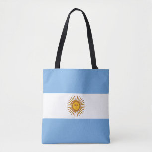 Bolso De Tela Bandera Patriótica Argentina