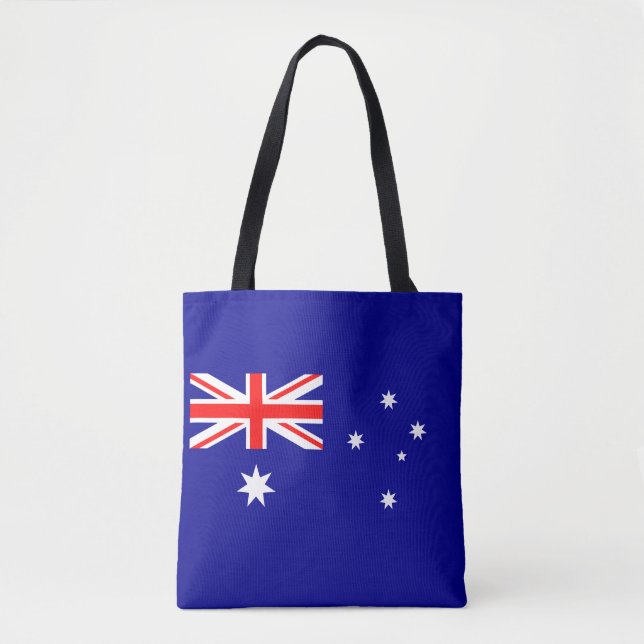 Bolso De Tela Bandera patriótica australiana (Anverso)