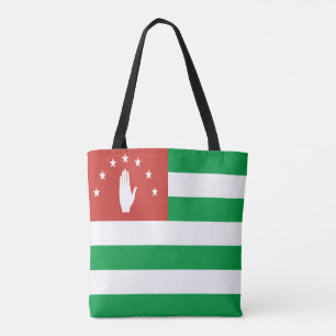 Bolso De Tela Bandera patriótica de Abjasia