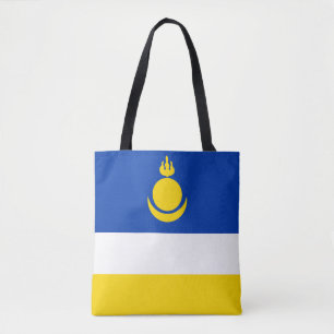 Bolso De Tela Bandera patriótica de Buriatia
