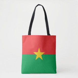 Bolso De Tela Bandera patriótica de Burkina Faso