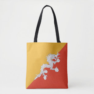Bolso De Tela Bandera patriótica de Bután