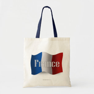 Bolso De Tela Bandera que agita de Francia