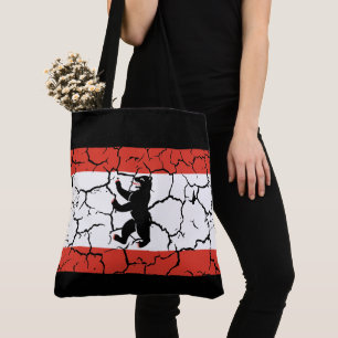 Bolso De Tela Bandera reprimida de Berlín