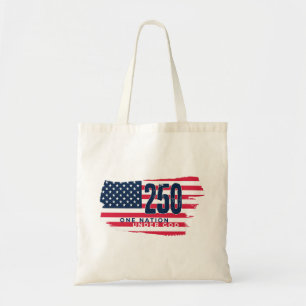 Bolso De Tela Bandera Retro América 250 Años Aniversario 250º