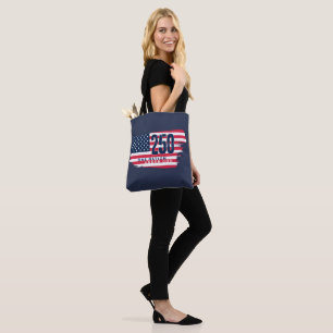 Bolso De Tela Bandera Retro América 250 Años Aniversario 250º