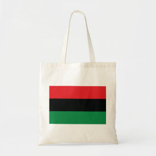 Bolso De Tela Bandera roja, negra y verde