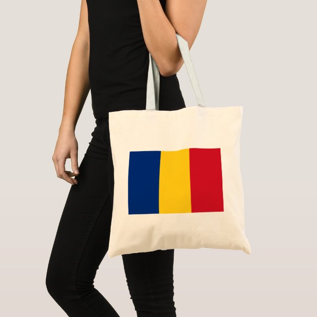 Bolso De Tela Bandera rumana (Rumania) (Anverso (producto))
