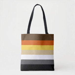 Bolso De Tela Bandera sólida del orgullo del oso