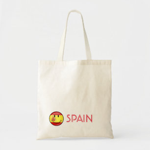 Bolso De Tela Bandera sonriente de España