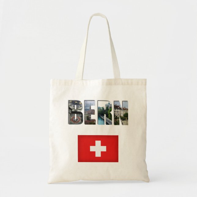 Bolso De Tela Bandera suiza de Berna (Frente)