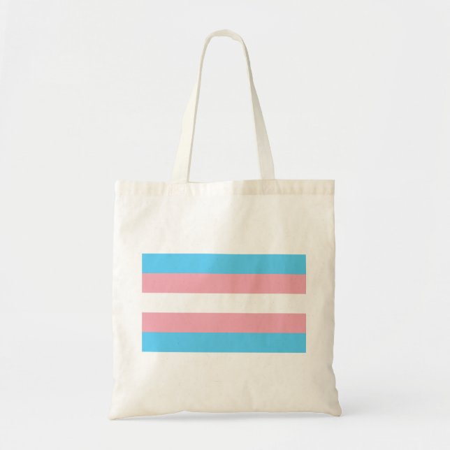 Bolso De Tela Bandera transgénero orgullo LGBT símbolo gay homos (Frente)