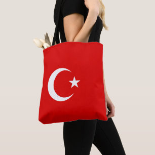 Bolso De Tela Bandera turca