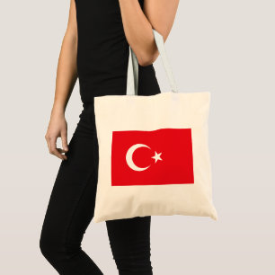 Bolso De Tela Bandera turca (Turquía)