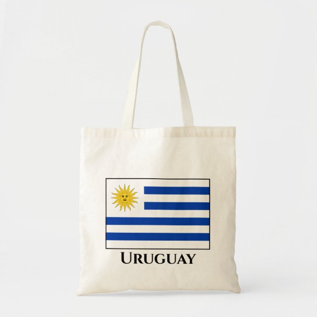 Bolso De Tela Bandera uruguaya (Frente)