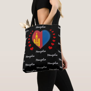 Bolso De Tela Bandera y deporte de Mongolia