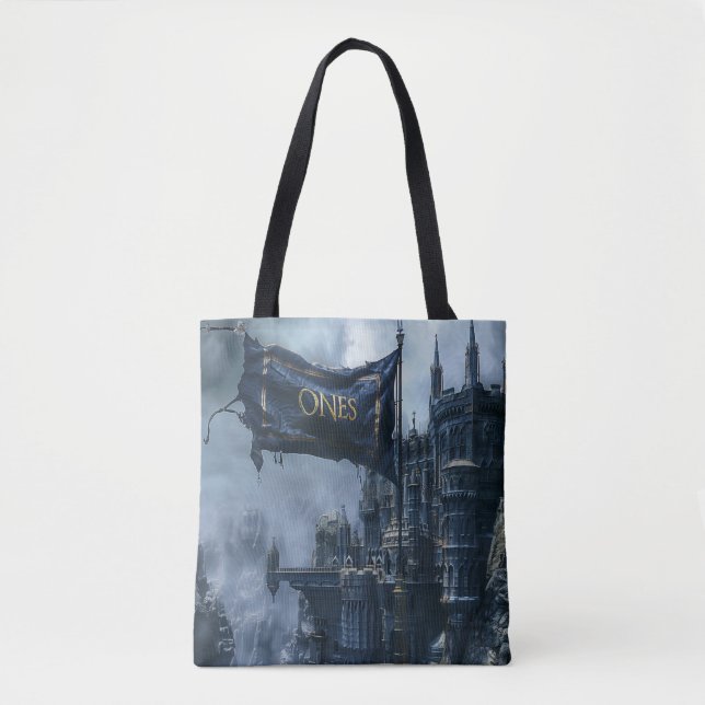 Bolso De Tela Bandera y placa ONE (Anverso)