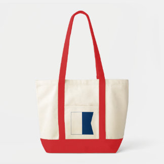 Bolso De Tela Banderas alfabéticas internacionales A