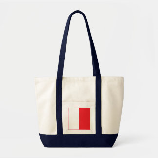 Bolso De Tela Banderas de alfabeto internacionales H