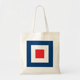 Bolso De Tela Banderas de alfabeto internacionales W