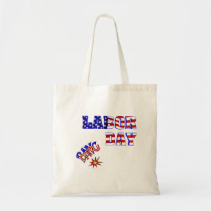 Bolso De Tela Bang del Día del Trabajo -