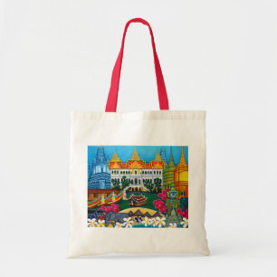 Bolso De Tela Bangkok Exótica Tailandia por Lisa Lorenz