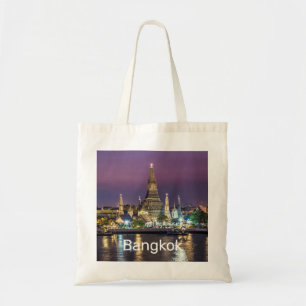 Bolso De Tela Bangkok Wat Arun Sunset BKK Tailandia Souvenir