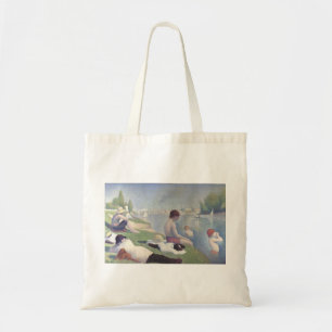 Bolso De Tela Bañistas en Asnières de Georges Pierre Seurat