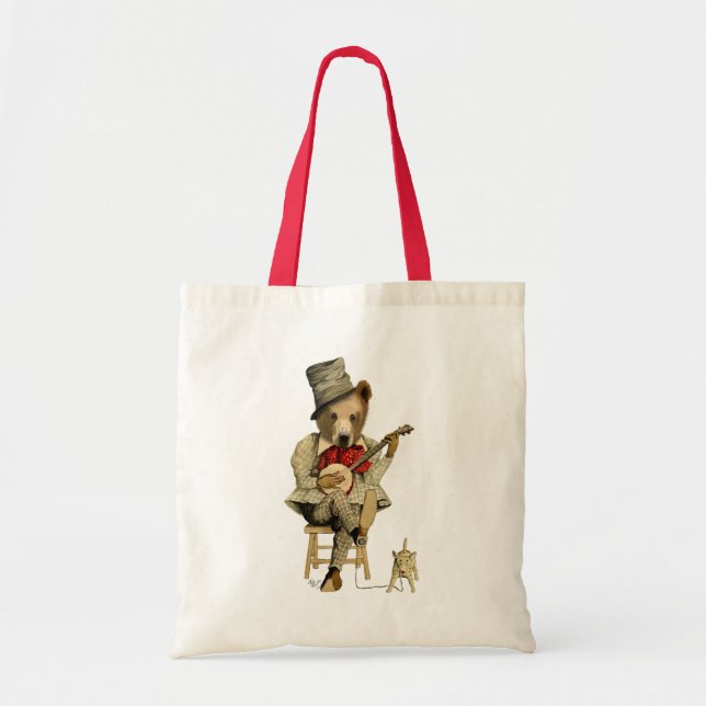 Bolso De Tela Banjo Bear 3 (Frente)